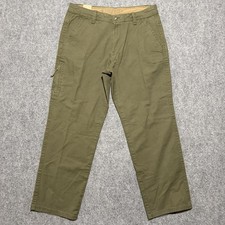 Legendary Outfitters Men s Stretch Utility Canvas Pant Olive Green Size 34x30