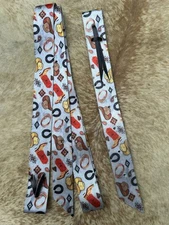 Cowboy boots Nylon Western Saddle Cinch Tie Strap & Off Billet SET Horse Tack
