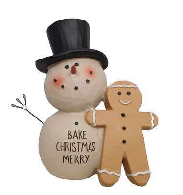 Bake Christmas Merry Snowman with Gingerbread - New by Blossom Bucket #13566