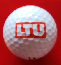 LTU Logo Golfball weiß Titleist 2 super erhalten 