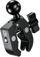 1'' Ball Clamp Mount Base with Aluminum Alloy Tough-Claw, Fit Handlebar Rail ...