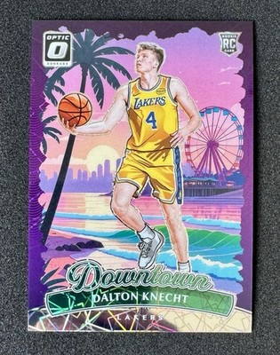 2024-25 Panini Optic Basketball Dalton Knecht Downtown Lakers SSP Prizm Rookie 
