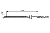 Bosch Seilzug, Feststellbremse Hinten, Links, Rechts U.A. FüR Ford, Mazda