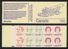 Canada Airplane Stranraef Flying Boat Booklet 1974 MNH SG#SB80h