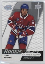 2023-24 Upper Deck Ovation Rookies Standing 91/500 Sean Farrell #142 1lc1