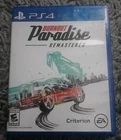Burnout Paradise Remastered Sony PlayStation 4 Game PS4 Tested Working Pre Owned