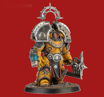 Warhammer Praetor in Saturnine Terminator Armour w/Axe Horus