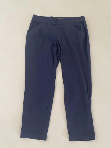 Columbia Pants Womens XL Navy Blue Omni-Shield Tapered Crop Hiking Pockets NWOT