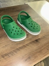 Crocs Classic Kids Size J 1 Green And White