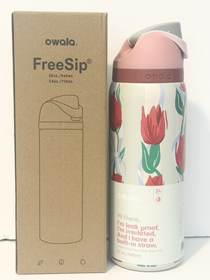 #ad Owala Tulip 32oz Free Sip”NEW” $27.99