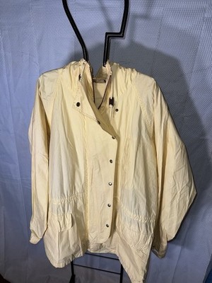 POLO RALPH LAUREN Vintage 90s Mens XL Hooded Rain Coat Field Jacket Windbreaker