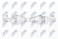 NEU - NTY NPW-CH-038 Antriebswelle FüR Jeep