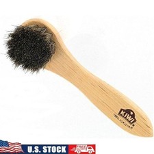Premium Horsehair Brush Wooden Handle Detailed Cleaning  Grooming Tools New