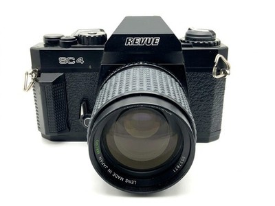 Revue SC 4 + Revuenon 80-205mm f/4.5 Kit Set Analog SLR 35mm Kamera Objektiv
