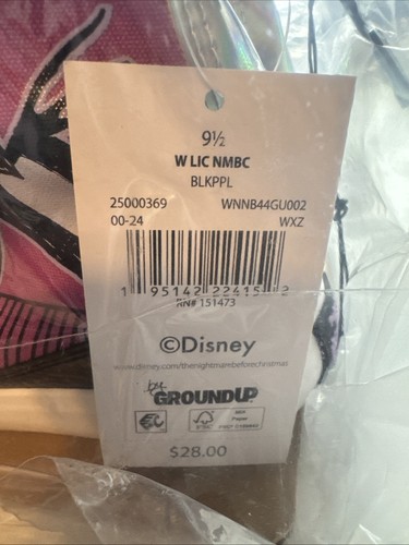 Disney's Nightmare Before Christmas Women's High Top Lace-up Sneakers Size 9.5 - Picture 6 of 6