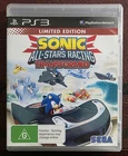 † Sonic: All-Stars Racing - Transformed ~ Sony PlayStation 3 PS3 game & manual