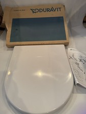 Duravit White Toilet Seat Round Elongated Bathroom OEM Genuine German MADE
