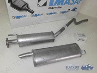 Imasaf Auspuffset Ab Kat für Opel Astra F CC 1.8 I Fliesheck 1991-1998 | Msd+Esd
