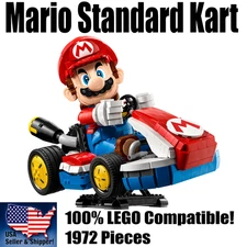 L-like *** Mario Standard Kart (Large!) *** Comp: 72037, NEW IN BOX, 1972+ Pcs