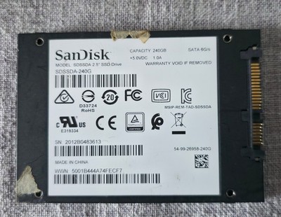 SanDisk SSD PLUS 240GB 2,5'' SATA III Interne Solid State Drive SDSSDA-240G