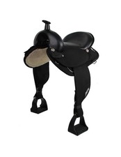 Abetta Western Saddle Waterproof Nylon Trail Comfort Black 20537