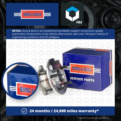 Wheel Bearing Kit fits TOYOTA RAV4 ACA2 2.0 Rear 00 to 05 1AZ-FE B&B 4241042020