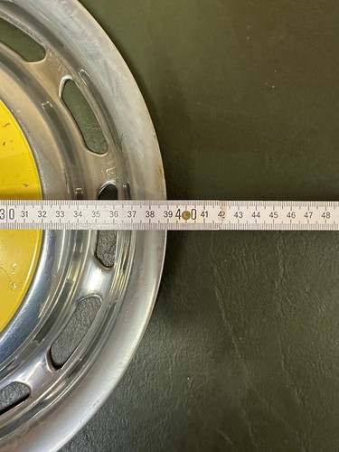 Mercedes 14" / Zoll Radkappe W123 W114 W115 etc. Oldtimer Retro Vintage in gelb - Bild 7 von 8