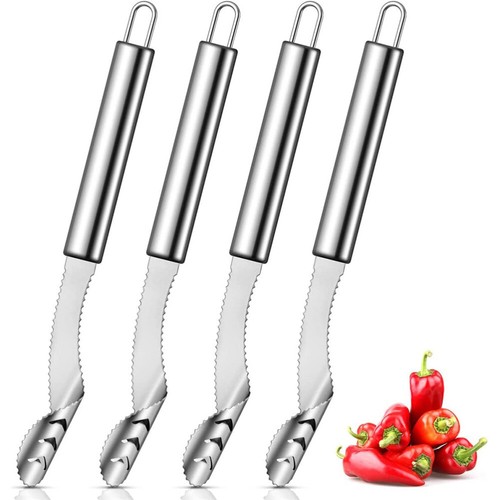 5 Pcs Herzentferner Einzigartige Küchenhelfer Chilikernentferner - Afbeelding 9 van 12