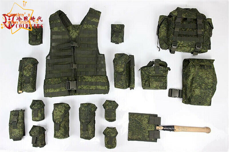 6SH117 Russian Replica Tactical Vest Ratnik AK Combat Equipment EMR Molle Bag