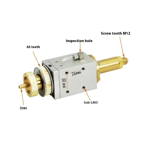 Stechmaschine Schwenkkopf Motor Motor Feinlochauslöser Motor Spannzange - Bild 6 von 9