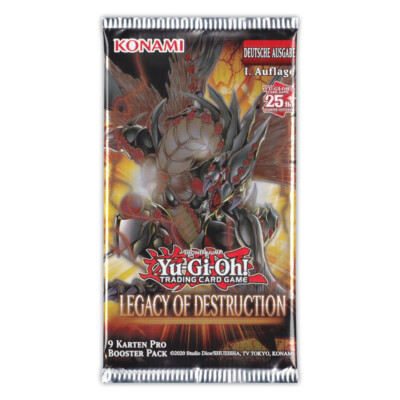 Yu-Gi-Oh! Legacy of Destruction Booster Packs LEDE - 1. Auflage deutsche Ausgabe