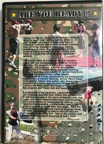 Pre-Bootcamp : Jim / James Chelossi, Emeric Delczeg (DVD 2010) *Very Good* - Picture 2 of 3