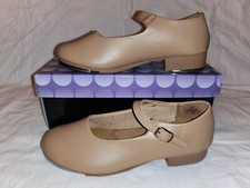 Dance Class T702 Mary Jane Tap Shoe Womens sz. 7 Caramel NIB