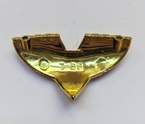 Mighty Morphin Power Rangers FRONT CHEST ARMOR gold Replacement part Figure MMPR - Picture 2 of 3