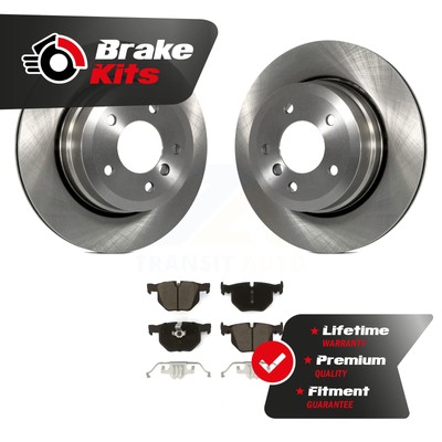 PowerStop Rear Semi-Coated Rotor Kit | 2008 BMW 535xi (SC5492) main image 0