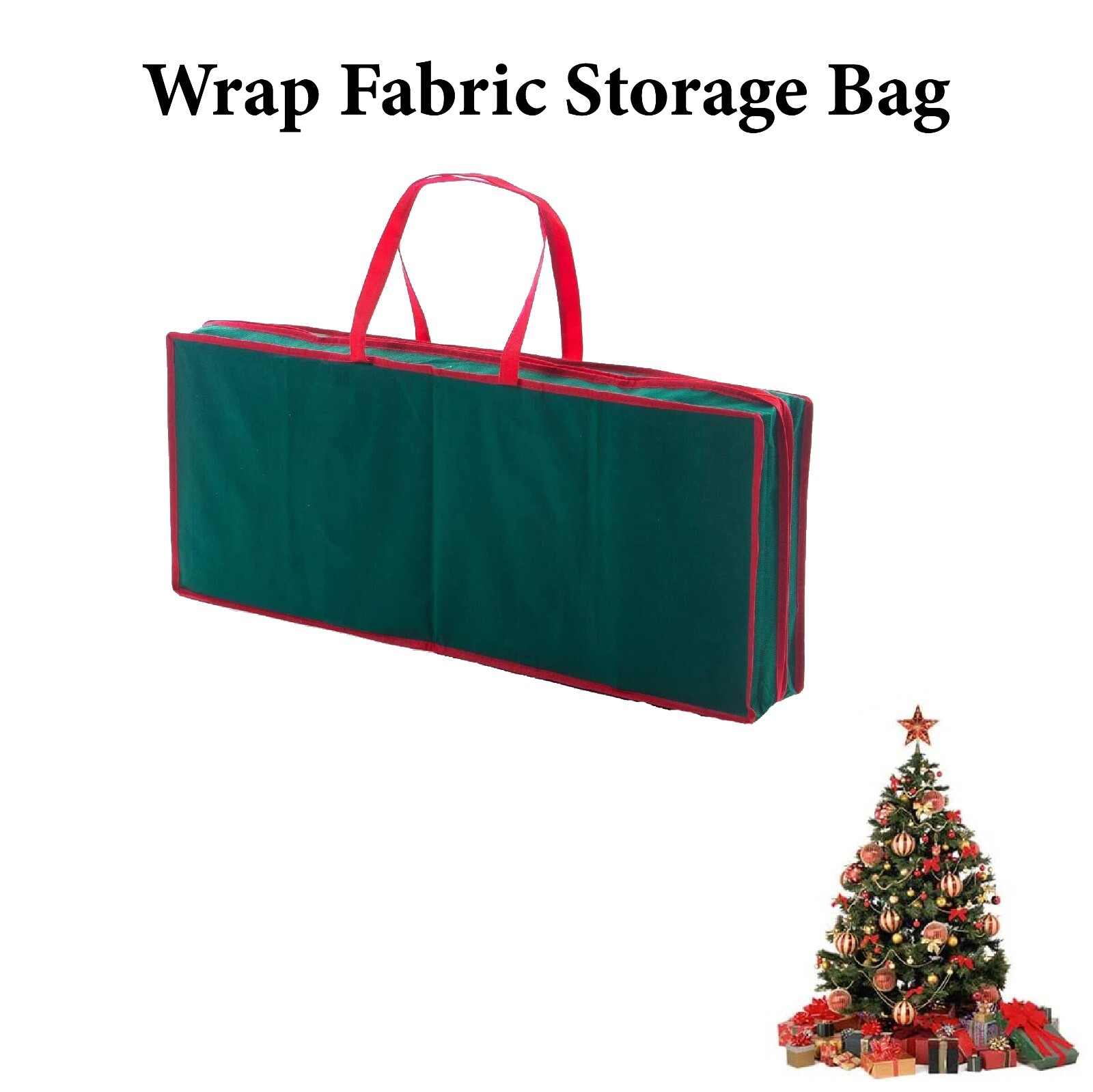 Christmas Wrapping Paper Storage Bag Gift Wrap Decoration Tidy