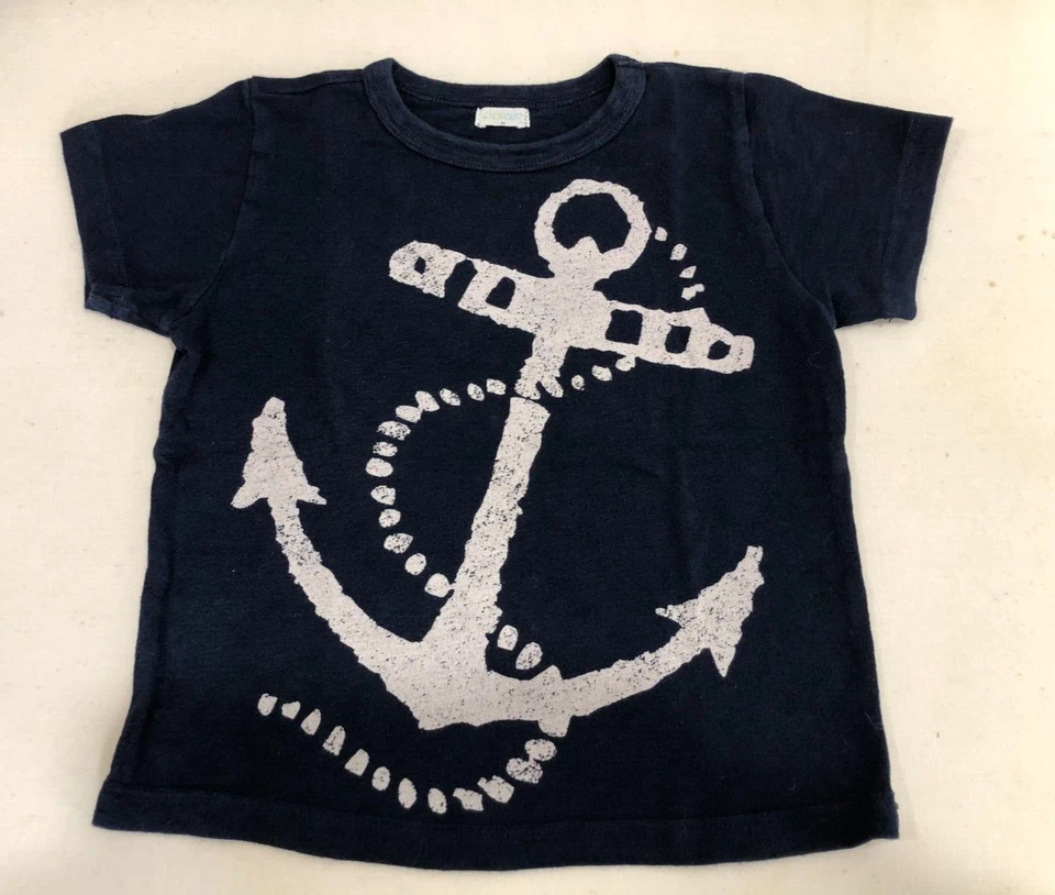 Set of 2 Crewcuts Boy's Sz 4/5 Navy Blue Anchor Theme Sweater and Tee T-Shirt - Image 4 of 4