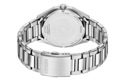 Citizen Eco-Drive Dark Green Dial 100m Stainless Steel Men's Watch