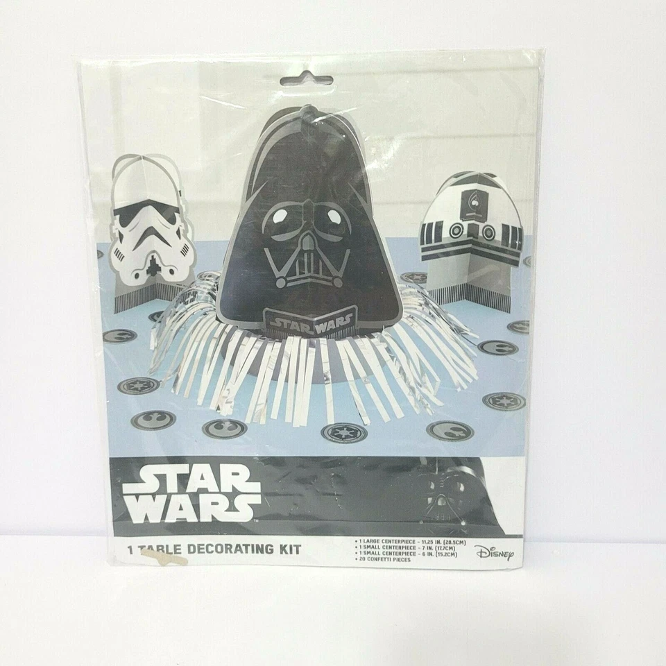 Kit de decoración de mesa Star Wars + (2) centro de mesa mantel cubiertas 54"x84" Foto 2 de 4