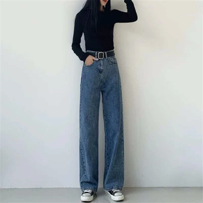 Retro cheap denim pants