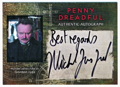 Penny Dreadful Michael James Ford as Gordon Ives Inscription Autograph -You Pick