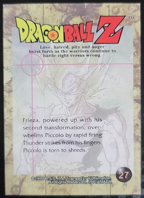 当時物　Dragon Ball Z トレーディングカード ST N-27 Dragonball Z #27 Trading Card 1999 | eBay