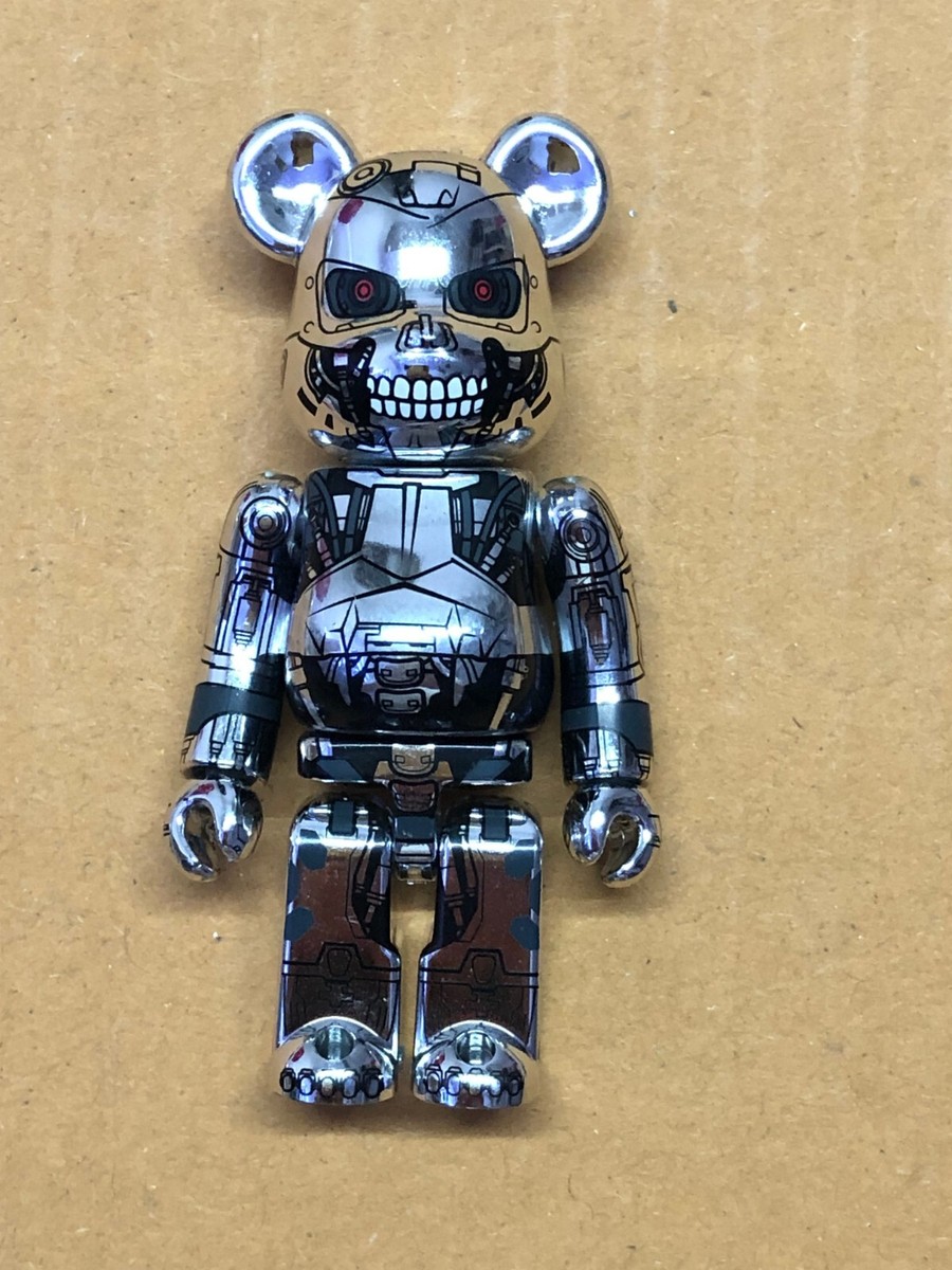 Medicom Bearbrick 100% Be@rbrick SF Terminator one pair (USED) | eBay