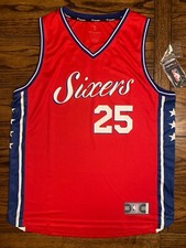 Ben Simmons Philadelphia 76ers Men's Large L Fanatics Fast Break NBA Jersey Blue