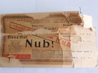 Delong Nub brass wire hook & eye card heart eyes "Bless That Nub!" 1901 - 1912 — photo 2