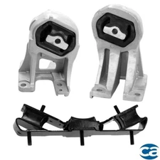 Front Engine Mounts & Rear Auto Trans Mount 3PCS For Ram 1500 23-19 V8-5.7L; RWD