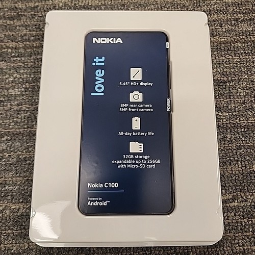Nokia C100 32GB Storage 3GB RAM 4G LTE N152DL TOTAL WIRELESS LOCKED Android 12 - Afbeelding 4 van 9