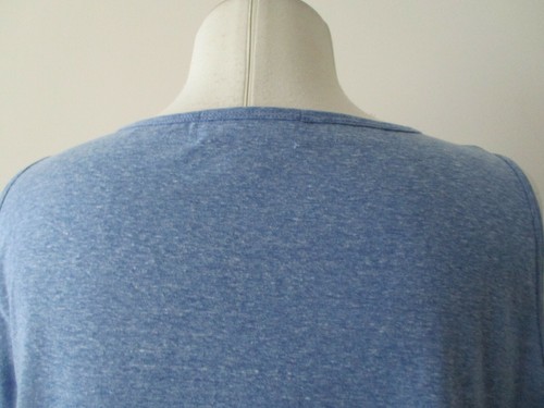 French Laundry Plus Size 3X blue cotton/polyester sleeveless tunic knit top - Picture 5 of 8
