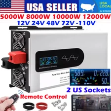 Pure Sine Wave Inverter 5000W 8000W 10000W 12000W 12V 24V 48V 72V Solar Off Grid