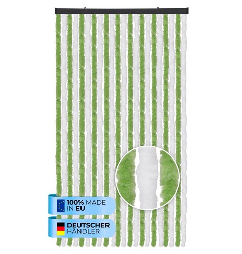 Flauschvorhang Türvorhang Insektenschutz Wohnwagen Camping Fadenvorhang Chenille - Bild 188 von 214